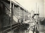 Het in aanbouw zijnde eerste Jaarbeursgebouw.
<br/>
F.Moesman/Het Utrechts Archief/75710, 1920